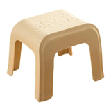 Maxbell Step Stool Stable Lightweight Shower Stool for Bedside Living Room Apartment Khaki