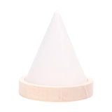 Maxbell Jewelry Holder Engagement Elegant Ring Holder for Earring Trinket NightStand White