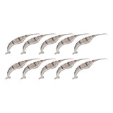 Maxbell Maxbell 10x Kitchen Tool Prawn Shell Removing Gadget Cooking Shrimp Sheller Deveiner Gray