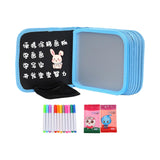 Maxbell Erasable Doodle Book Set 8 Pages Coloful Drawing Book for Game Trip Painting style D
