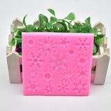 Maxbell Christmas Snowflakes Silicone Mold Fondant Cake Border Cupcake Mould Decoration Tool, 3.94x 3.94inch - Aladdin Shoppers