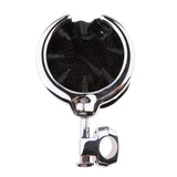 Maxbell 2x Chrome Universal Motorcycle Handlebar Cup Holder Metal Drink For Harley