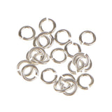 Maxbell 120pcs Silver Plated Metal Super Strong Jump Ring Split Ring Connector