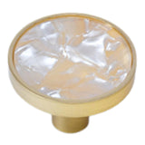 Maxbell Cabinet Knob Home Decoration Sturdy Drawer Handle for Dresser Closet Bedroom White