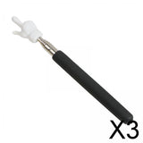 Maxbell 3xHand Pointer Accs Portable Teacher Pointer Finger Design for Home Whiteboard Black