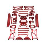 Maxbell 15 Pieces RC Car Accessory Replaces Modified for 10208 RC Hobby Car 1/10 Red