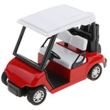 1/20th Diecast Mini Pull Back Golf Cart with Clubs Model Playset Creative Toy Presents Home Office Supplies –Red - Aladdin Shoppers