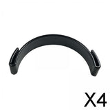 Maxbell 4xHat Brim Shaper Convenient Flat Brim Ball Caps Curved Brim Tool Curve Shaper Black