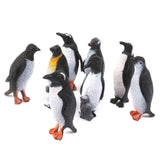 Maxbell 16x Plastic Ocean Animal TurtleTortoise & Penguin Model Figure Kids Party Favors
