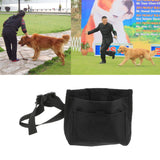 Maxbell Maxbell Pet Dog Treat Pouch Snack Bag Feed Bait Pouch with Training Clicker Black