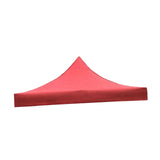 Maxbell Tent Top Cover Oxford Cloth Canopy Cover Only for Picnic Garden Patio 2.9mx2.9m Red
