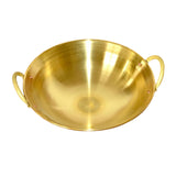 Brass Hot Pot Easy to Clean Chinese Style Soup Pot for Party Restaurant Home