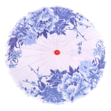 Maxbell Chinese Oiled Paper Umbrella Photo Props for Village Scenery Events Cosplay Blue