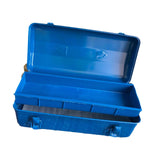 Maxbell Tool Box Anti Impact Portable Storage Organizer for Cameras Garage Traveling Blue