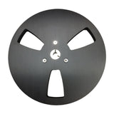 Maxbell 1/4 7 inch Empty Reel Portable Accessories for Reel to Reel Tape Takeup Reel Black