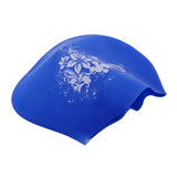 Maxbell Elastic Silicone Swim Cap Swimming Pool Hat for Women Girls Men Dark Blue