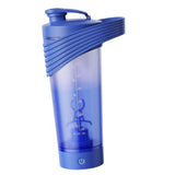 Maxbell Maxbell Portable Electric Shaker Bottle Outdoor for Protein Mixes Milk Fitness Blue