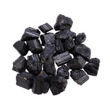 Maxbell Natural Black Tourmaline Rough Stone Collecting for Tabletop Fireplace Shelf