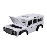 Maxbell RC Car Body Shell Painted for D110 1/12 Scale RC Crawler Car DIY Modified White