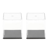 Maxbell Pack of 2 Model Display Case Dust-Proof Protection Display Box 5x5x5cm
