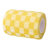 Maxbell Pet Wrap 450cm Long Bandage for Small Animal Small Medium Dogs Cats 7.5cm Yellow