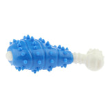 Maxbell Creative Toy Chicken Legs Pet Puppy Teeth Care Cleaning Brush Toys Blue