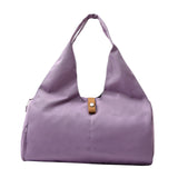 Maxbell Gym Bag Portable Overnight Bag Sports Duffel Bag for Camping Fitness Workout Light Purple