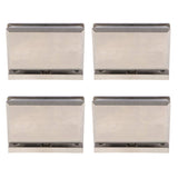 4x 360 Degree Bathroom Showcase Cabinet Bracket Glass Shower Door Hinge-5mm