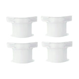 Maxbell 4 Pieces Bed Sheet Holders Easy Installation Keep Firm and Tight with Strips White