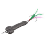 Maxbell Spoon Fishing Lure Spinner Bait Metal VIB Hard Sequins Lure Treble Hook 21g - Aladdin Shoppers