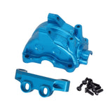 Maxbell 1:10 Scale RC Car Metal Gearbox Front Rear Gearbox Cover for TT02 Accessory Red
