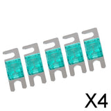 Maxbell 4x5 Pieces Mini ANL Bolt Fork Fuse Kit Car Audio Circuit Breaker 30A