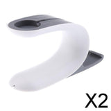 Maxbell 2x2 in 1 Desktop Station Charging Dock Holder for Apple iPhone iWatch Grey