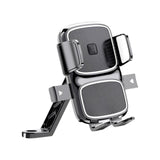 Bike Phone Mount, resilient-Resistant Vibration Holder, Adjustable Clamp, Motorcycle, E-Bike Mirror Auto-lock Universal
