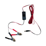 60V Power Converter wire, car Lighter Adapter, toggle, Universal DC5.5 Switch w Clip 300cm
