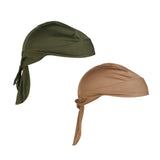 Maxbell 2pcs Polyester Anti-UV Wrap Tie Bandana Hat Pirate Scarf for Riding Cycling