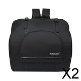 2xThick Padded 60-120 Bass Piano Accordion Gig Bag Case Backpack 80-96 Bass