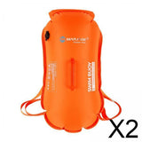 Maxbell 2xSwim Buoy Float Waterproof Detachable for Snorkelers Kayakers Swimming 28L