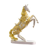 Maxbell Horse Statue Collection Lifelike Horse Figurine for Study Room Desktop Decor Style C