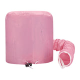 Maxbell Hair Dry Hoods Styling with Drawstring Strap Attachment Hair Dryer Bonnet pink