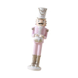 Christmas Nutcracker Statue Party Decor Xmas Figurine for Shelf Home Holiday Large Style A