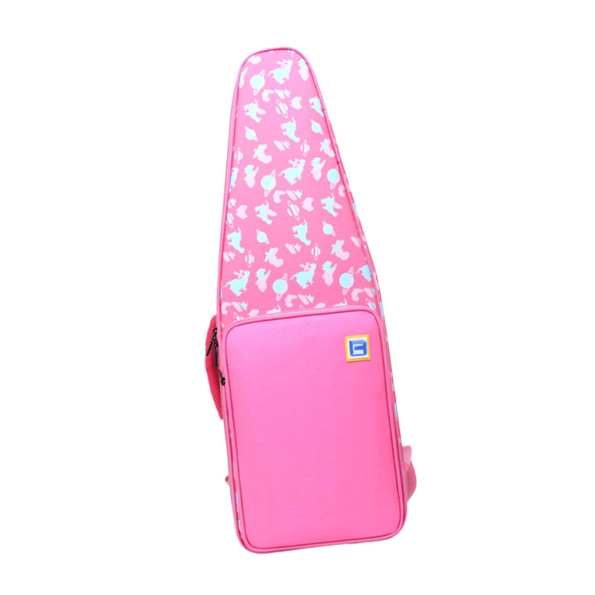 Maxbell Flute Storage Case Storage Case Thickened Padded Portable Vertical Flute Bag Pink