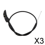 Maxbell 3xBlack Motorcycle Chock Control Cable Assembly for Yamaha PW50 PY50 PW80