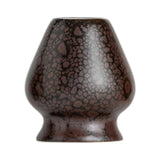 Maxbell Porcelain Chasen Holder Chasen Stand Tea Whisk Holder for Office Dining Room Brown Black