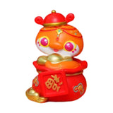 Chinese New Year Snake Figurine Spring Festival Statue for Living Room Shelf Style B