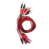 Maxbell 5 Pairs Banana Plug To Alligator Clip Wire Cable For Electrical Testing - Aladdin Shoppers