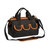 Maxbell Tool Storage Bag Sturdy Tools Shoulder Bag for Plumber Technicians Craftsmen Orange
