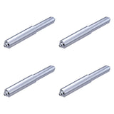 Maxbell 4x Toilet Paper Holder Spring Loaded Roller Utility Flexible Replacement Rod Sliver