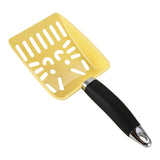 Maxbell Cat Litter Scoop Practical Pet Accessories Easy to Clean Sturdy Mesh Scooper Yellow