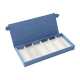 Maxbell Glasses Display Case Portable Sunglasses Organizer for Shop Hosuehold Drawer Blue